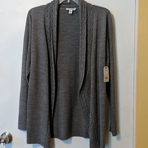 StJohns Bay Grey cardigan NWT